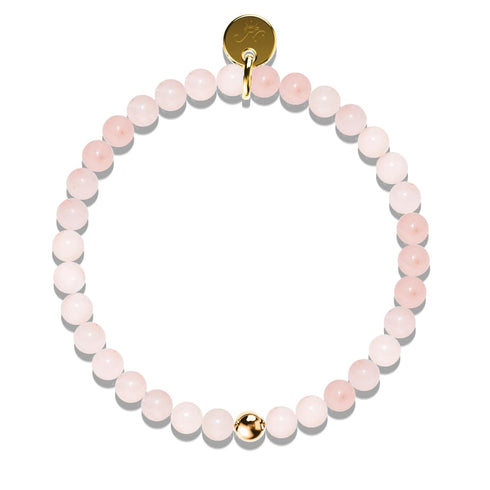 Pink Aventurine | .925 Sterling Gold Vermeil | Healing Gemstone Bead Bracelet